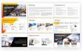Construction - Microsoft PPTX Theme Small Screenshot Construction - PowerPoint Template