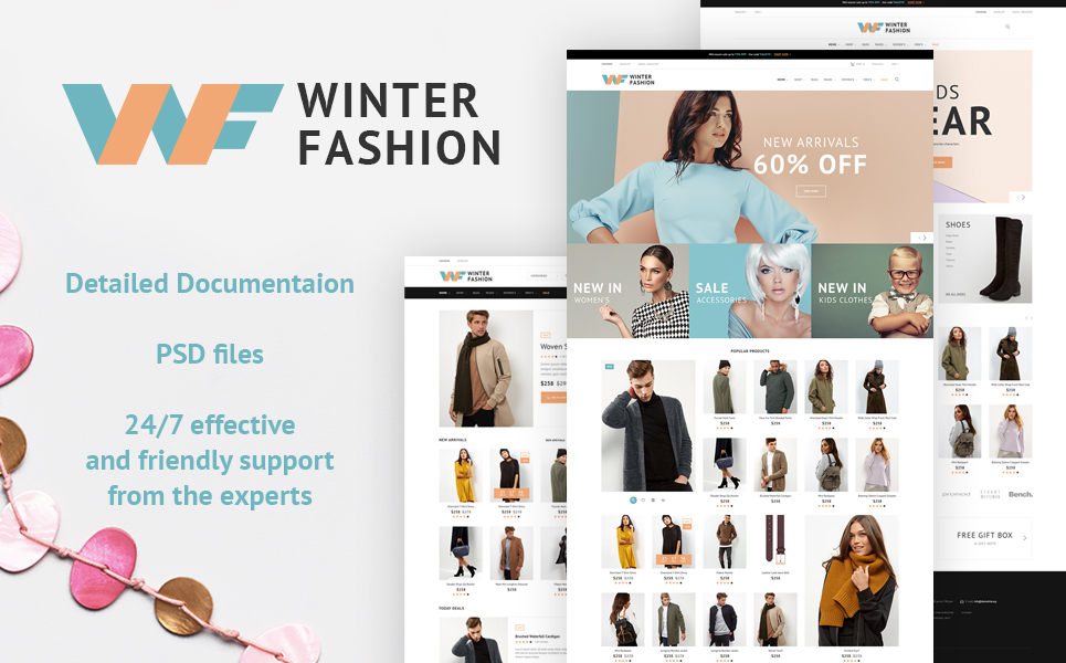 Winter Fashion - Fashionable Winter Wear PrestaShop Theme