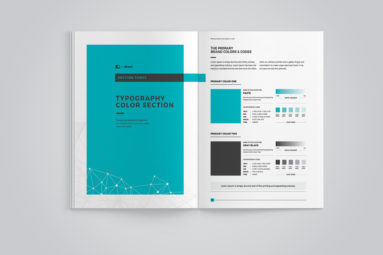 Brand Manual Corporate Identity Template 67908