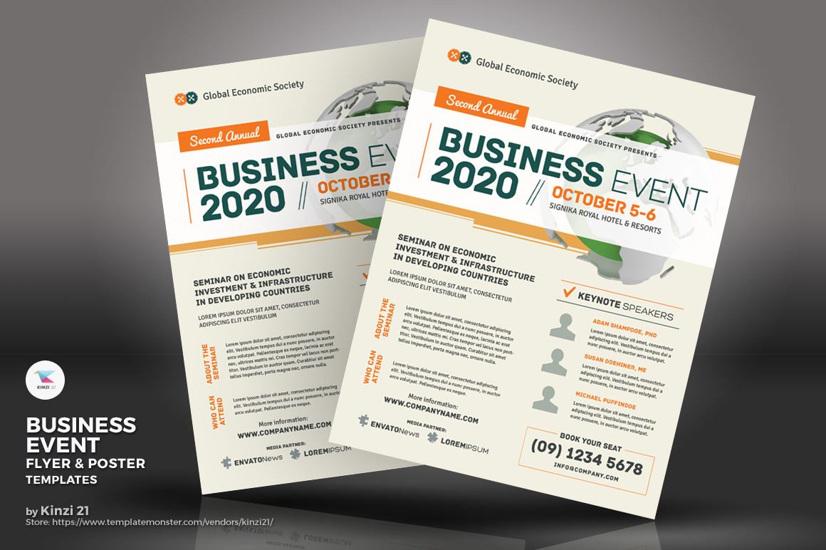 business event flyer poster