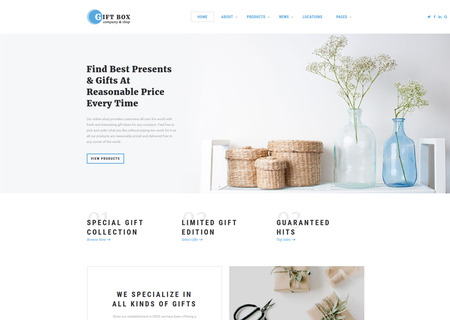 Gift Shop Multipage HTML5