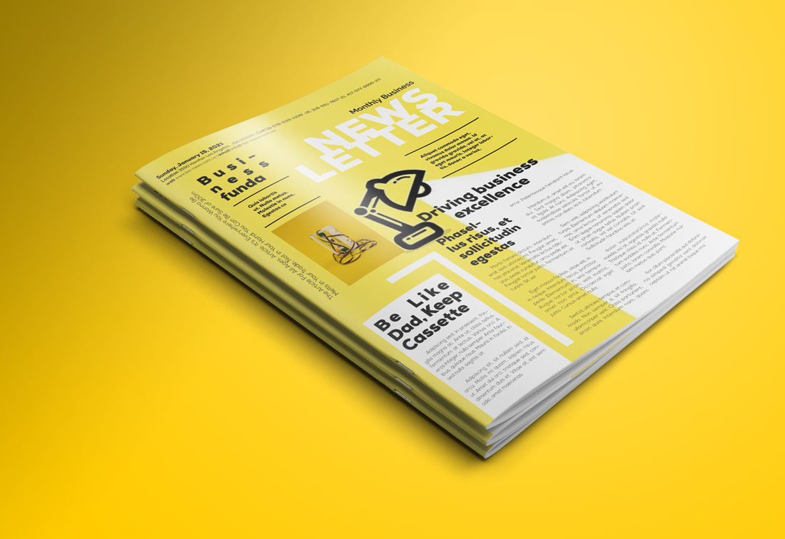 Download Фирменный стиль "Business Newsletter  #02" / Business Newsletter  #02 - Фирменный стиль на тему графика a4,newsletter,brochure,template,indd,indesign,corporate,proposal,journal,newspaper,company,layout,report,flyer,bifold