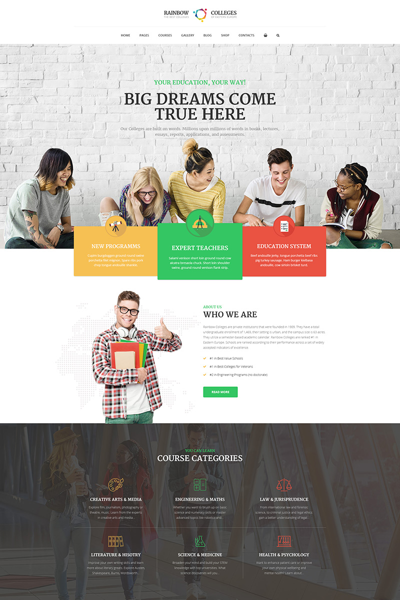 education template