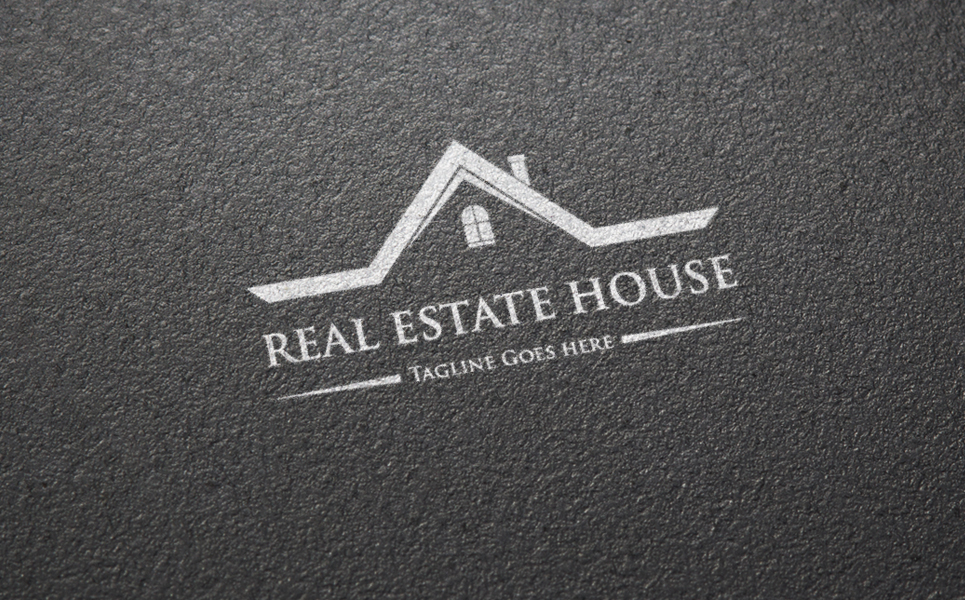 Download Шаблон логотипа "Real Estate House Logo Template" / Real Estate House Logo Template - Шаблон логотипа на тему графика real,estate,logo,template,house,vector,architecture,hostel,building,roof,corporate