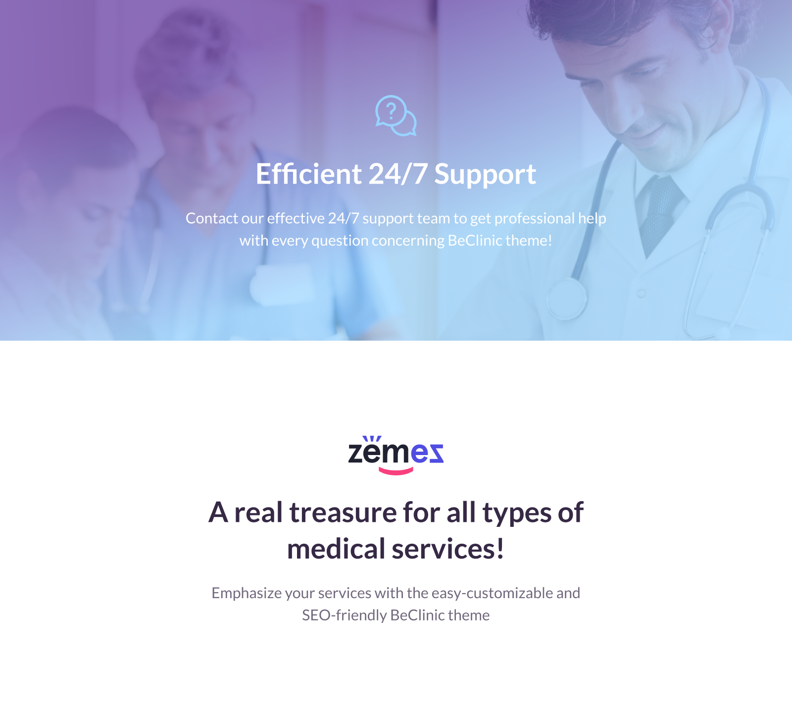 BeClinic - Multipurpose Medical WordPress Theme
