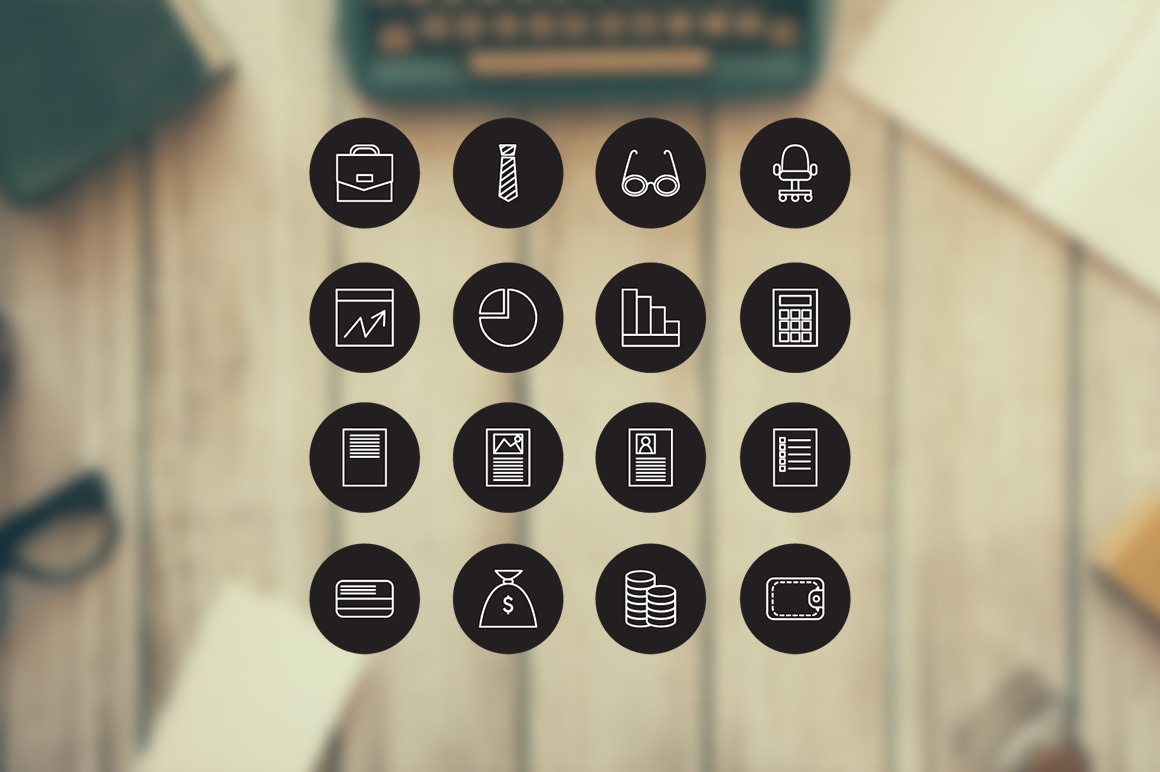 Download Фирменный стиль "16 Business Icons - Corporate Identity Template" / 16 Business Icons - Corporate Identity Template - Фирменный стиль на тему графика card,management,corporate,business,finance,money,list,icon,infographic,office,document,information,coin,calculator,investment,bank,contract,diagram,armchair,accounting