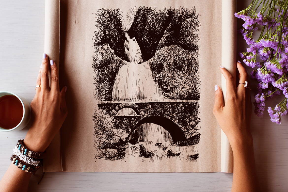 Download Фирменный стиль "Natural Landscape Sketch - Corporate Identity Template" / Natural Landscape Sketch - Corporate Identity Template - Фирменный стиль на тему графика handmade,card,typography,vintage,hipster,illustration,poster,t-shirt,design,romantic,fashion,ink,nature,vector,clothing,natural,fabric,art,tattoo,motivational,fresh,hand,travel,magic,creative