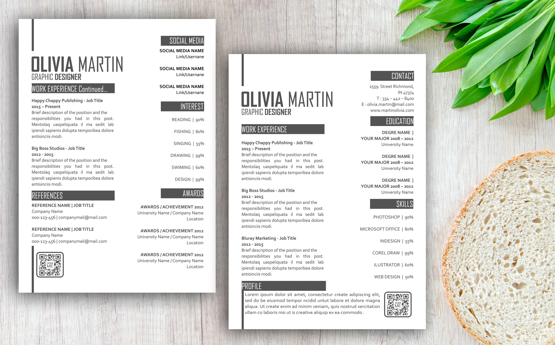 Download Резюме "Professional Resume Template" / Professional Resume Template - Резюме на тему графика resume,cv,resumetemplate,resumedesign,cleanresume,modernresume,cvdesign,cleancv,a4,professional,professionalresume,psd,doc,templateresume