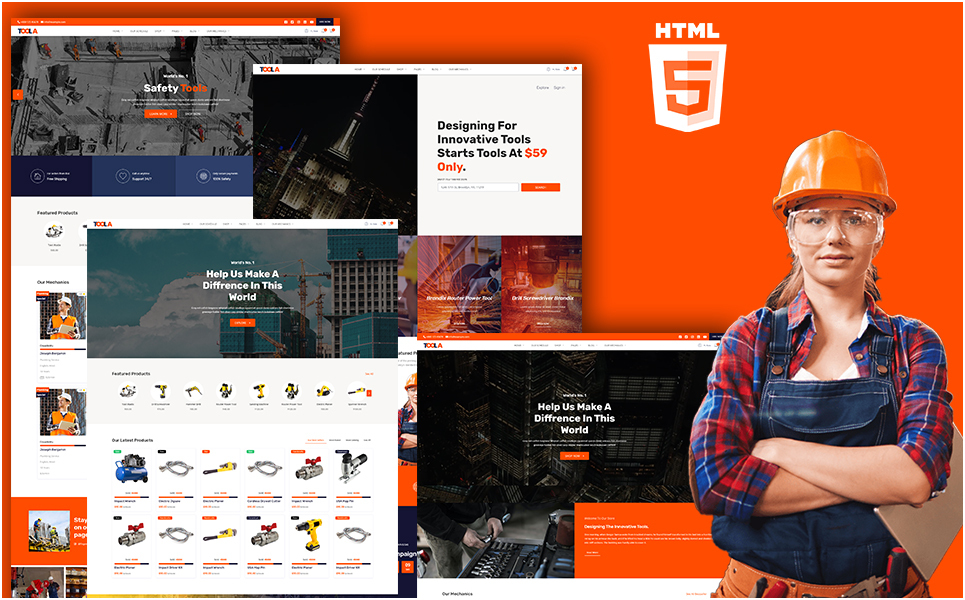 Engineer Hiring Portal HTML5 Website Template