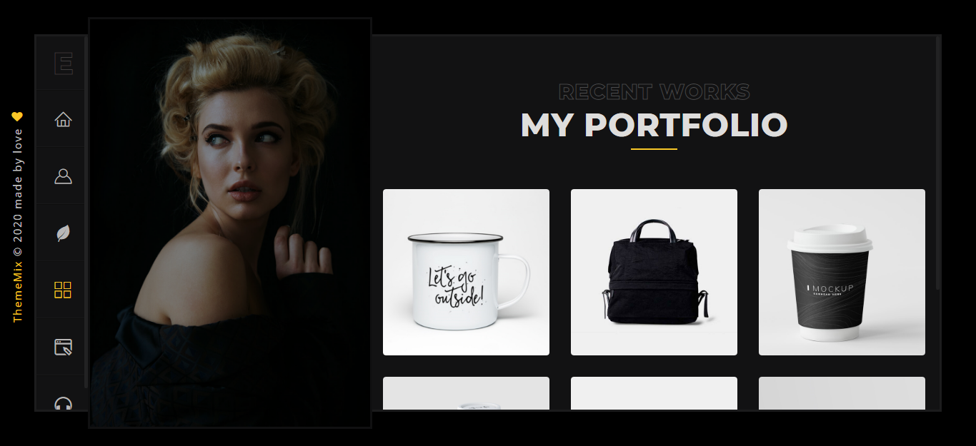 Emir - Creative Portfolio Landing Page Template