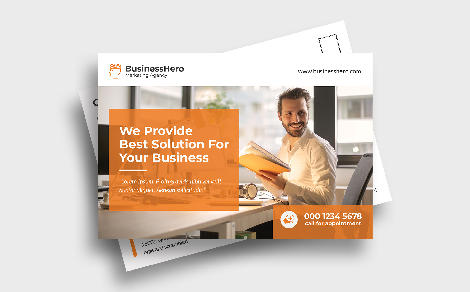 Download Фирменный стиль "Business Postcard - Corporate Identity Template" / Business Postcard - Corporate Identity Template - Фирменный стиль на тему графика advertisement,agency,business,business postcard,card,commercial,company,consultant,corporate postcard,financial,marketing,multipurpose,postcard,postcard template,professional,promotion,servic