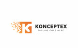 Konceptex K Pixel Letter Logo Template Small Screenshot Konceptex K Pixel Letter Logo Template