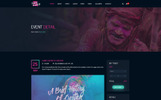 Steve Cadey - Modern & Stylish Music Event Psd şablon Küçük Ekran Görüntüsü Steve Cadey - Modern ve Mükemmel Müzik Etkinliği PSD Şablonu