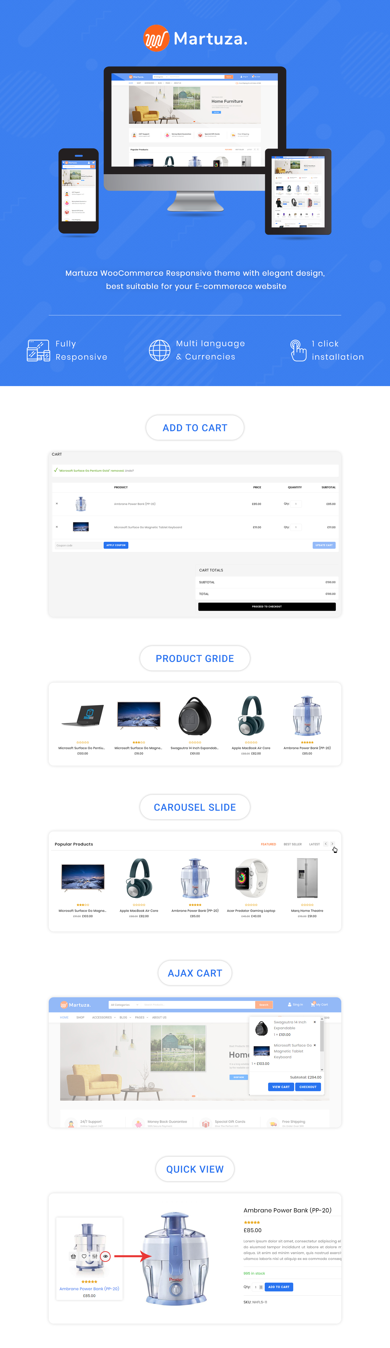 тема многоцелевого электронного магазина woocommerce