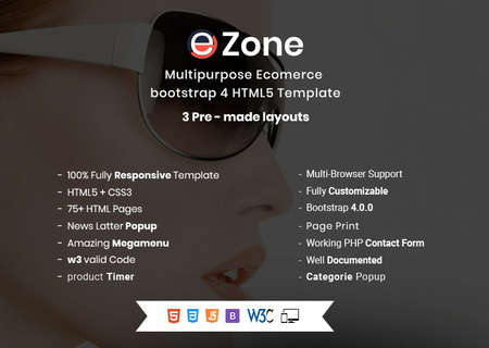 Ezone- Responsive Multipurpose E-Commerce