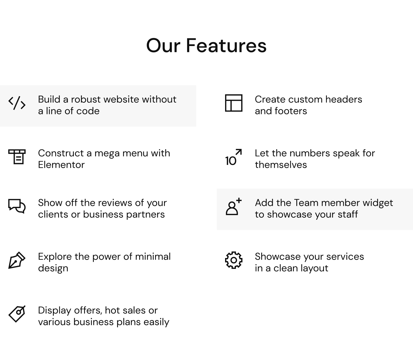 минималистская тема wordpress для любого бизнеса