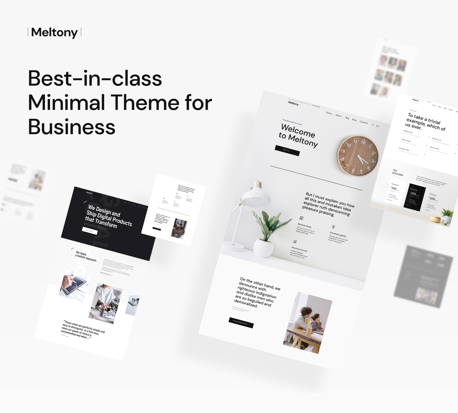 минималистская тема wordpress для любого бизнеса