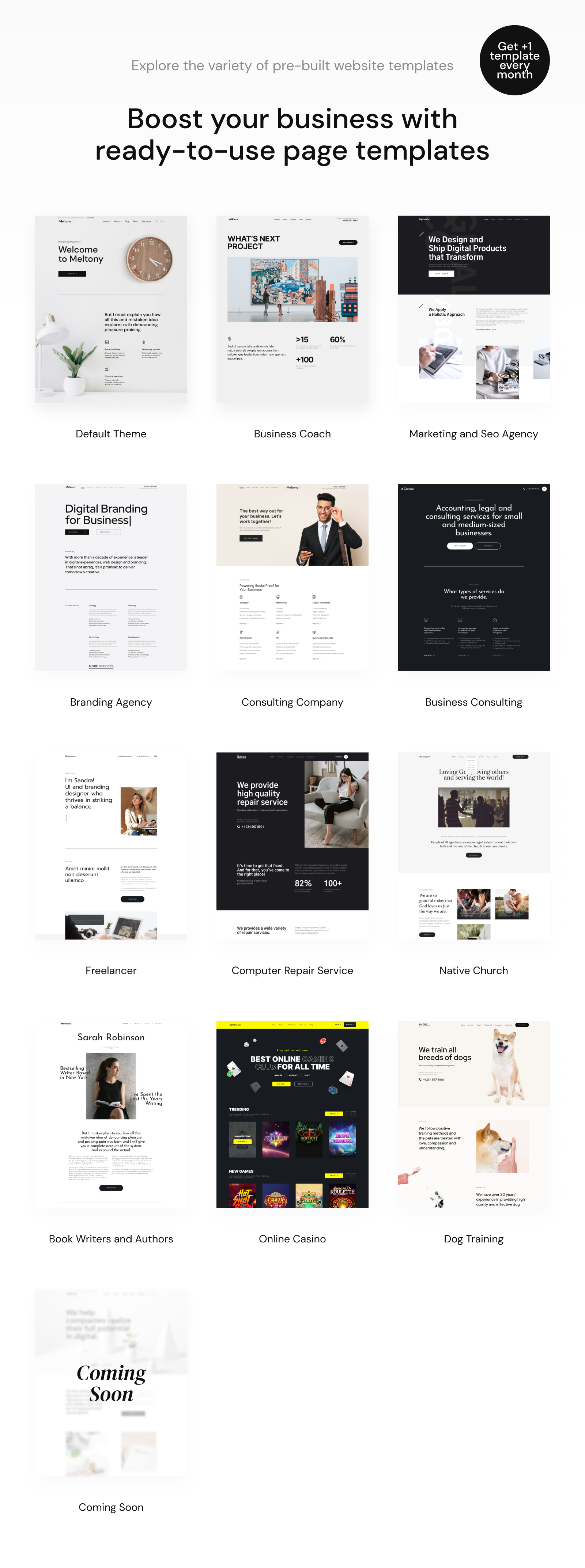 минималистская тема wordpress для любого бизнеса