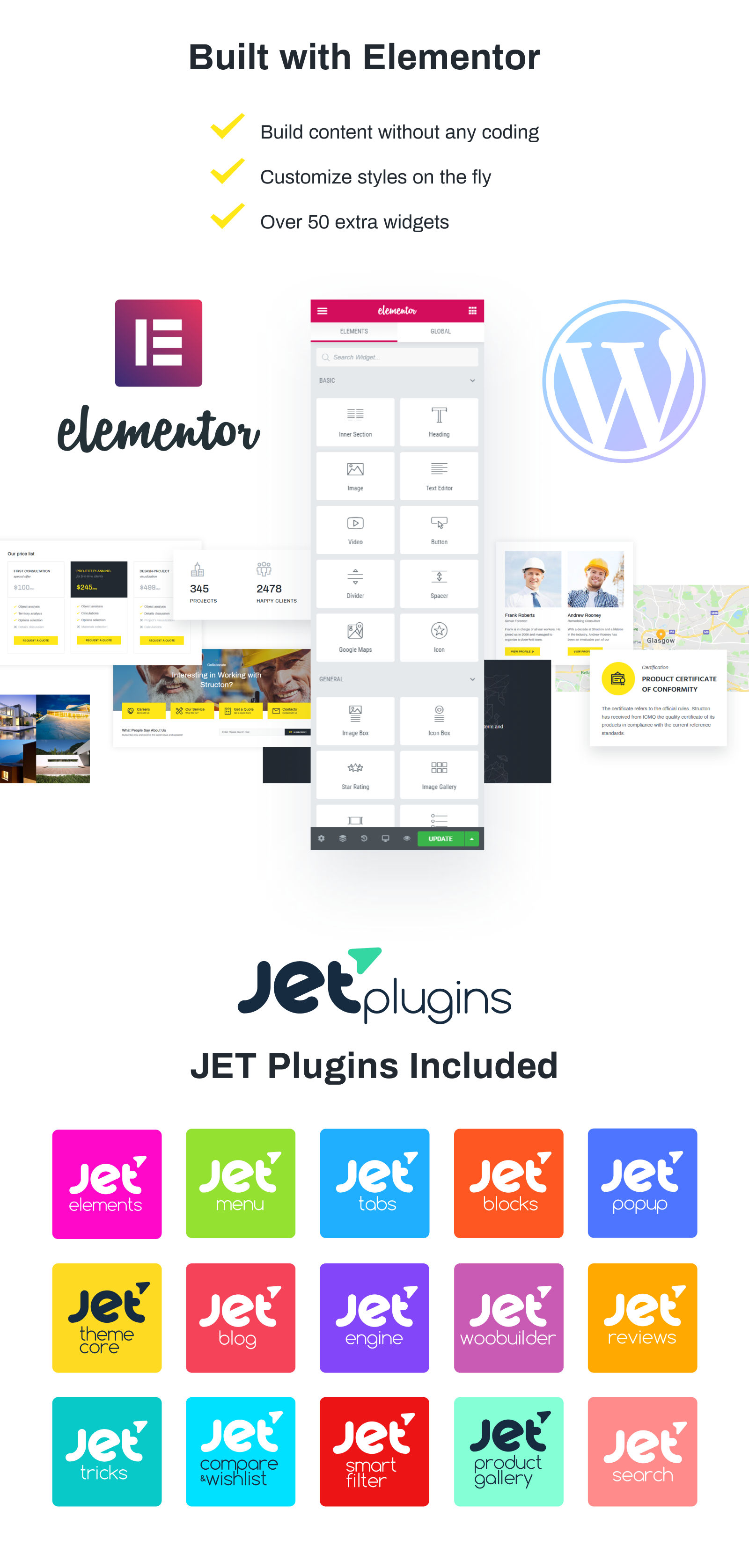 строительная компания многофункциональная тема wordpress