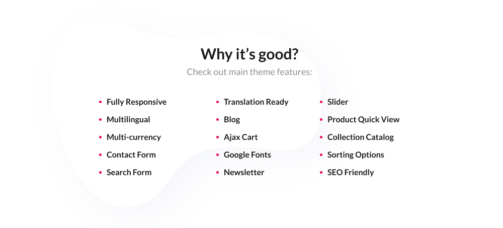 универсальные конструкции shopify тема