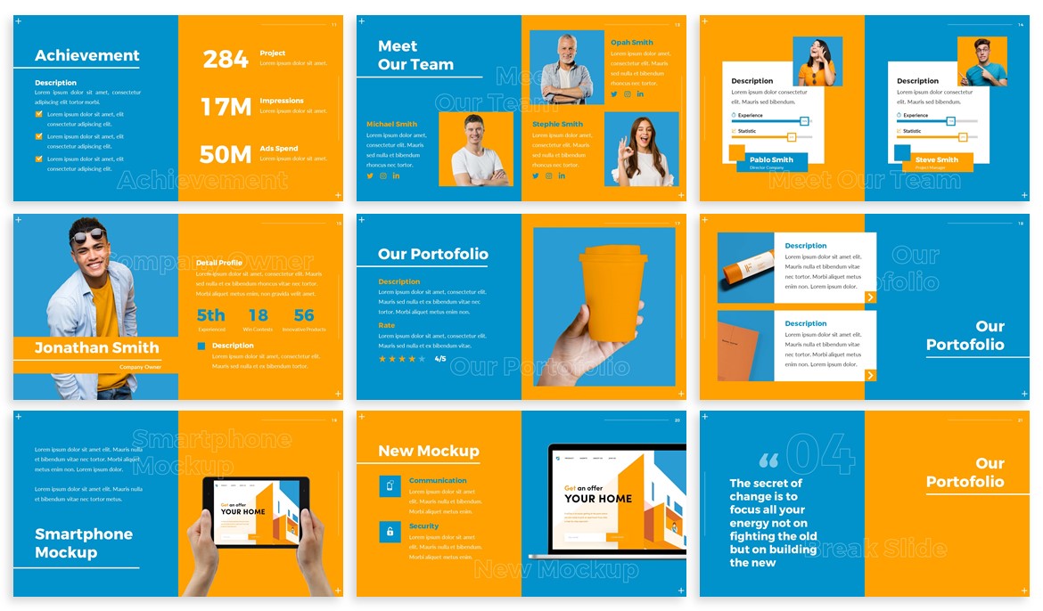 Divergent - Creative Powerpoint Template for $18