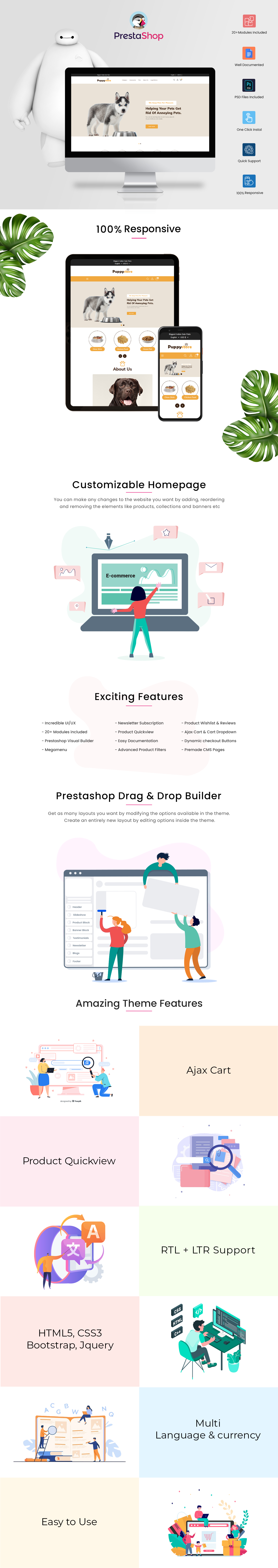 Puppy Pet Store PrestaShop Theme