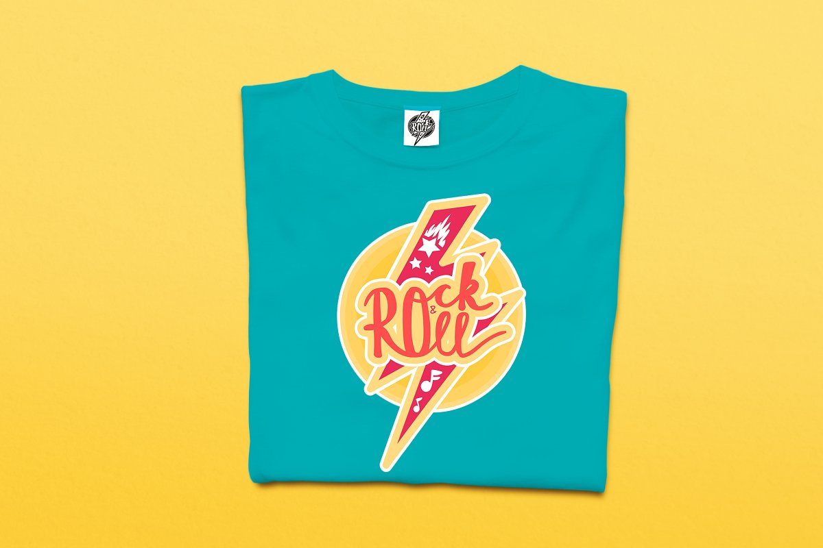 Download Фирменный стиль "Rock And Roll Sticker - Corporate Identity Template" / Rock And Roll Sticker - Corporate Identity Template - Фирменный стиль на тему графика font,lettering,card,modern,typography,vintage,logo,hipster,illustration,label,poster,design,template,sign,retro,party,vector,text,art,tattoo,stamp,hand,flyer,holiday,style,festival,music,badg