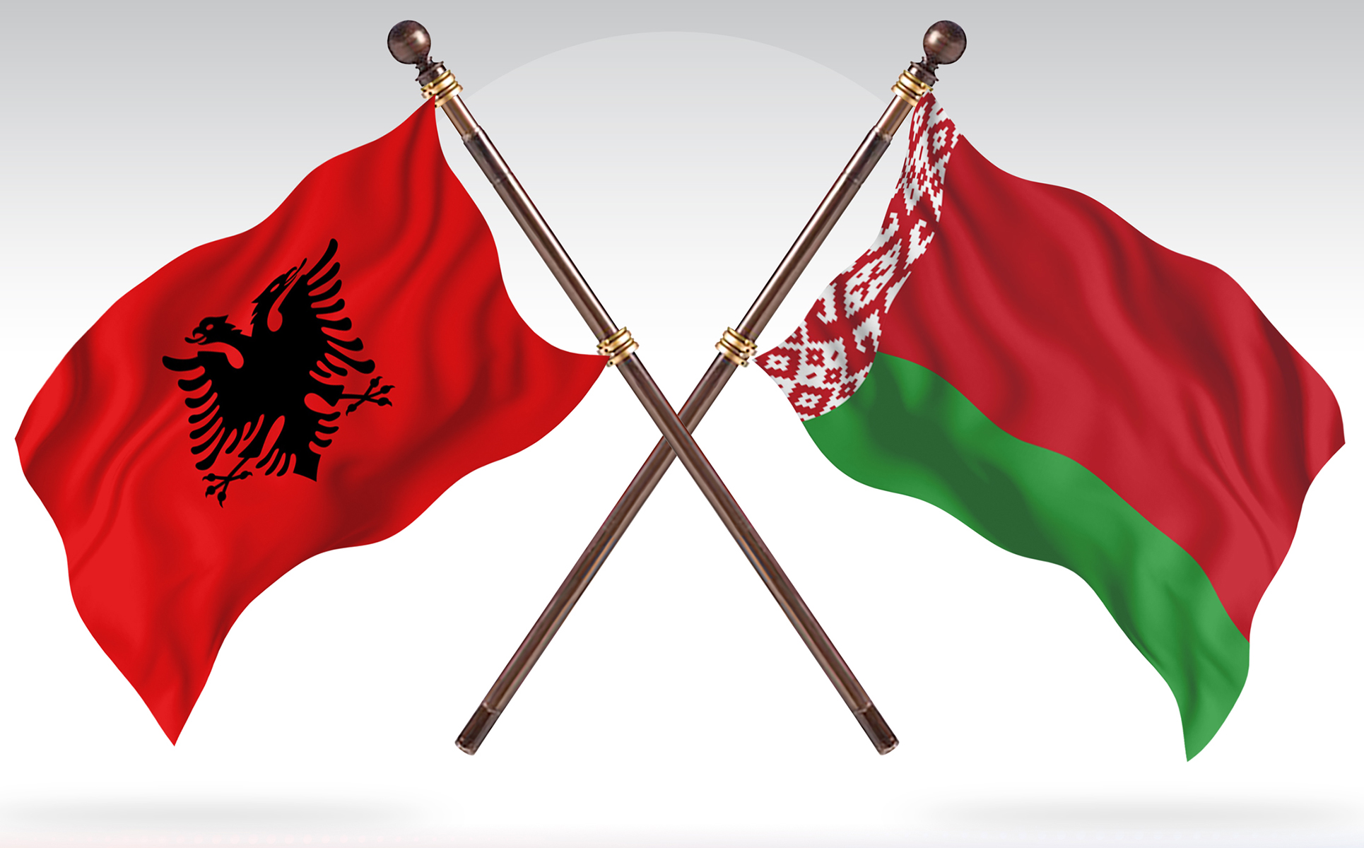 Download Иллюстрация "Albania versus Belarus Two Countries Flags - Illustration" / Albania versus Belarus Two Countries Flags - Illustration - Иллюстрация на тему графика national,patriotic,europe,asia,republic,map,flag,country,cartography,geography,nation,illustration,graphic,vector,state,world,isolated,symbol,border,icon
