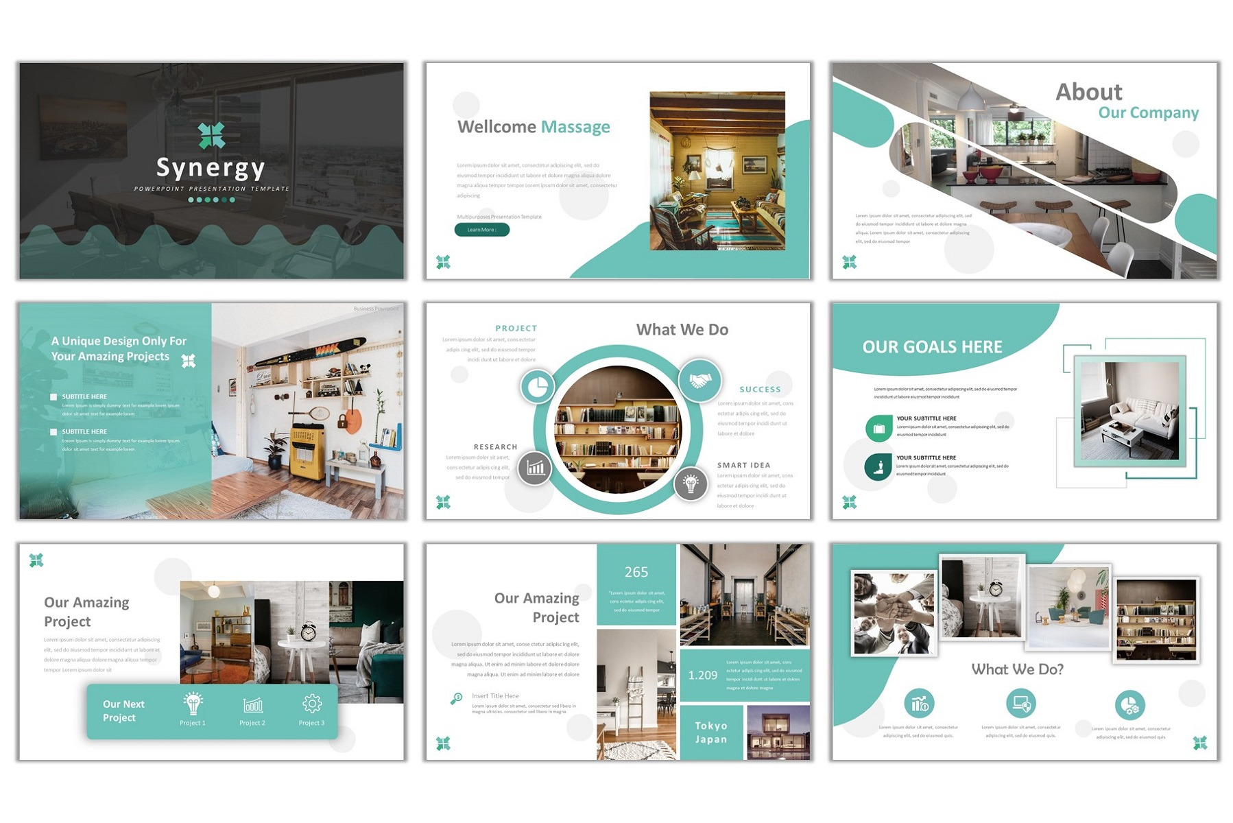 Synergy Powerpoint Template For 16